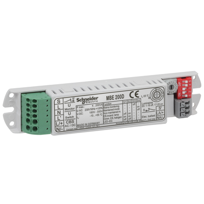 Exiway Power Control, Modulo di indirizzamento apparecchi ordinari (EN 60598-2-22), carico massimo 200VA, MBE200D