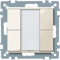 Pulsantiera multifunzione doppia plus, bianco, SystemM