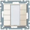 Pulsantiera multifunzione quadrupla plus, bianco, SystemM