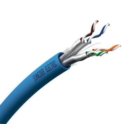 Copper LAN cable, Actassi, S/FTP, 4P, Cat 7A, Euroclass C, 1.2GHz, LSFRZH, 500m - [prezzo per 1 mt]