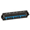 Piastra con 3 bussole SC duplex colore blu per fibre monomodali OS1/OS2