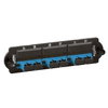 Piastra con 3 bussole SC duplex colore blu per fibre monomodali OS1/OS2