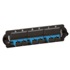 Piastra con 3 bussole SC duplex colore blu per fibre monomodali OS1/OS2