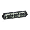 Piastra con 6 bussole SC duplex colore beige per fibre multimodali OM2/OM3/OM4