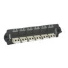 Piastra con 6 bussole LC duplex colore beige per fibre multimodali OM2/OM3/OM4