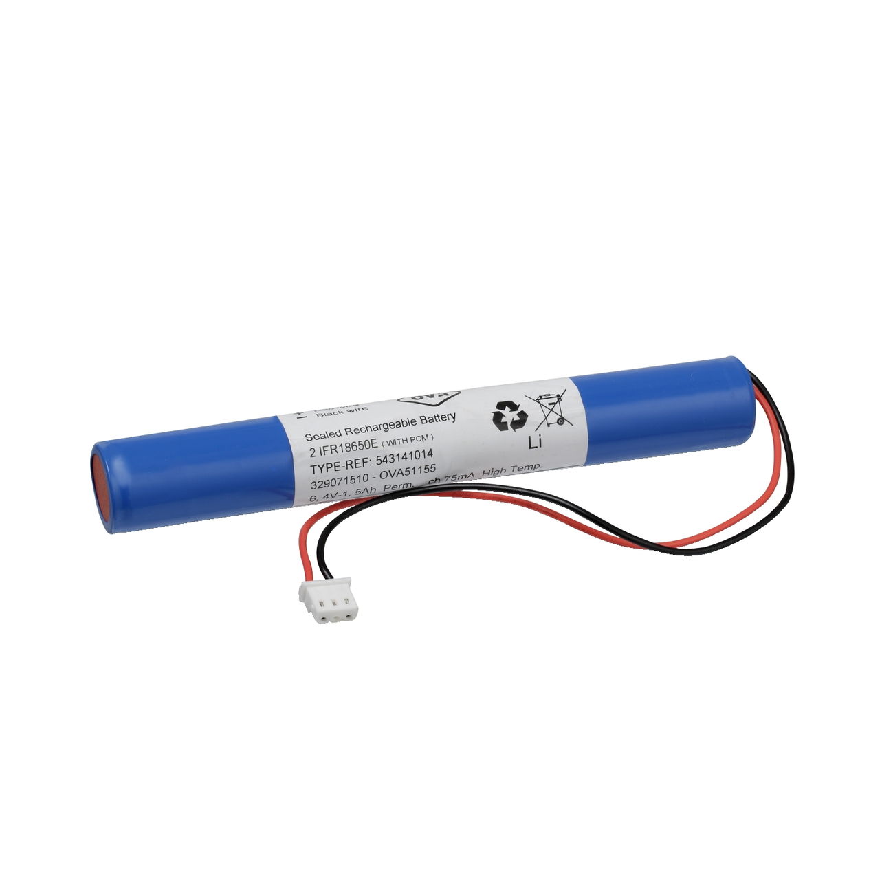 Batteria LiFePO 6,4V 1,5Ah affiancate – Immagine 3 di 5