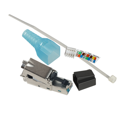 Plug RJ45 maschio terminabile in campo Actassi - Category 6A - STP