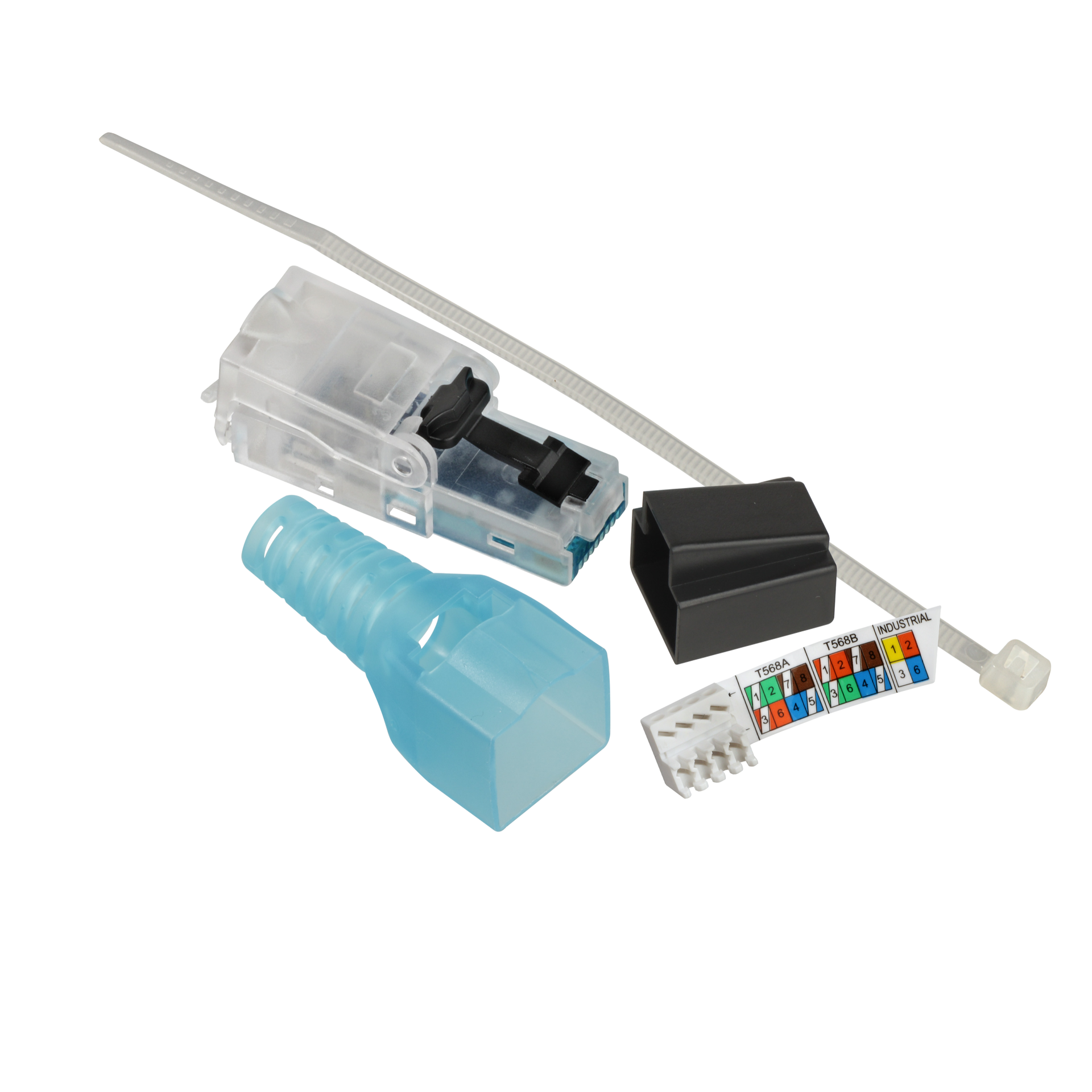 Plug RJ45 maschio terminabile in campo Actassi - Category 6A - UTP