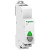 Pulsante iPB 1NA 20A 250Vca grigio e spia verde 12÷48Vca/cc