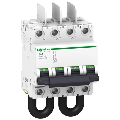 Sezionatore, Acti9, SW60-DC, 2P, 50A, 1000 V CC, fotovoltaico