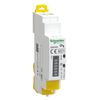 Relè di protezione corrente differenziale, VigiPacT RH197M, 30mA-30A, 48VAC 50/60Hz, 24/130VDC, allarme 50% o 100%, guida DIN