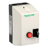 Enclosed reversing starter,TeSys LE,12A,400V AC coil,including 2 LC1D,pushbutton and rotary switch