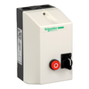 Enclosed reversing starter,TeSys LE,12A,400V AC coil,including 2 LC1D,pushbutton and rotary switch