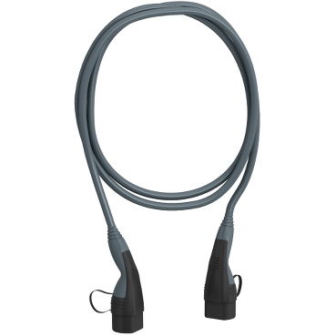 Cavo per ricarica 10m 32A monofase T2-T2 IEC per colonnine ricarica auto elettriche, accessorio per EVlink Parking – Immagine 2 di 6