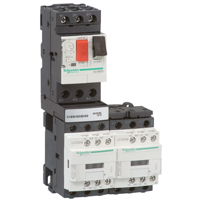 DOL combination reversing starter, TeSys Deca, 2.5...4A, 24V DC coil