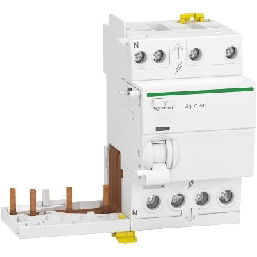 Blocco differenziale gruppo partenze Vigi iCG40 3P+N 40A 300mA Tipo AC – Immagine 2 di 5