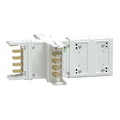 Canalis - Elemento a croce KSA400, alluminio, 400A, dimensioni fisse (A/B/C/D 165mm), 3L+N+PE, bianco RAL9001