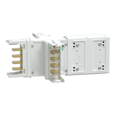 Elemento a X per Canalis KSA250 alluminio 250A dimensioni fisse (A/B/C/D 165 mm) 3L+N+PE bianco RAL9001