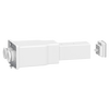 Canalis - Alimentazione KBB - 40 A - Montaggio a sx - Bianco -