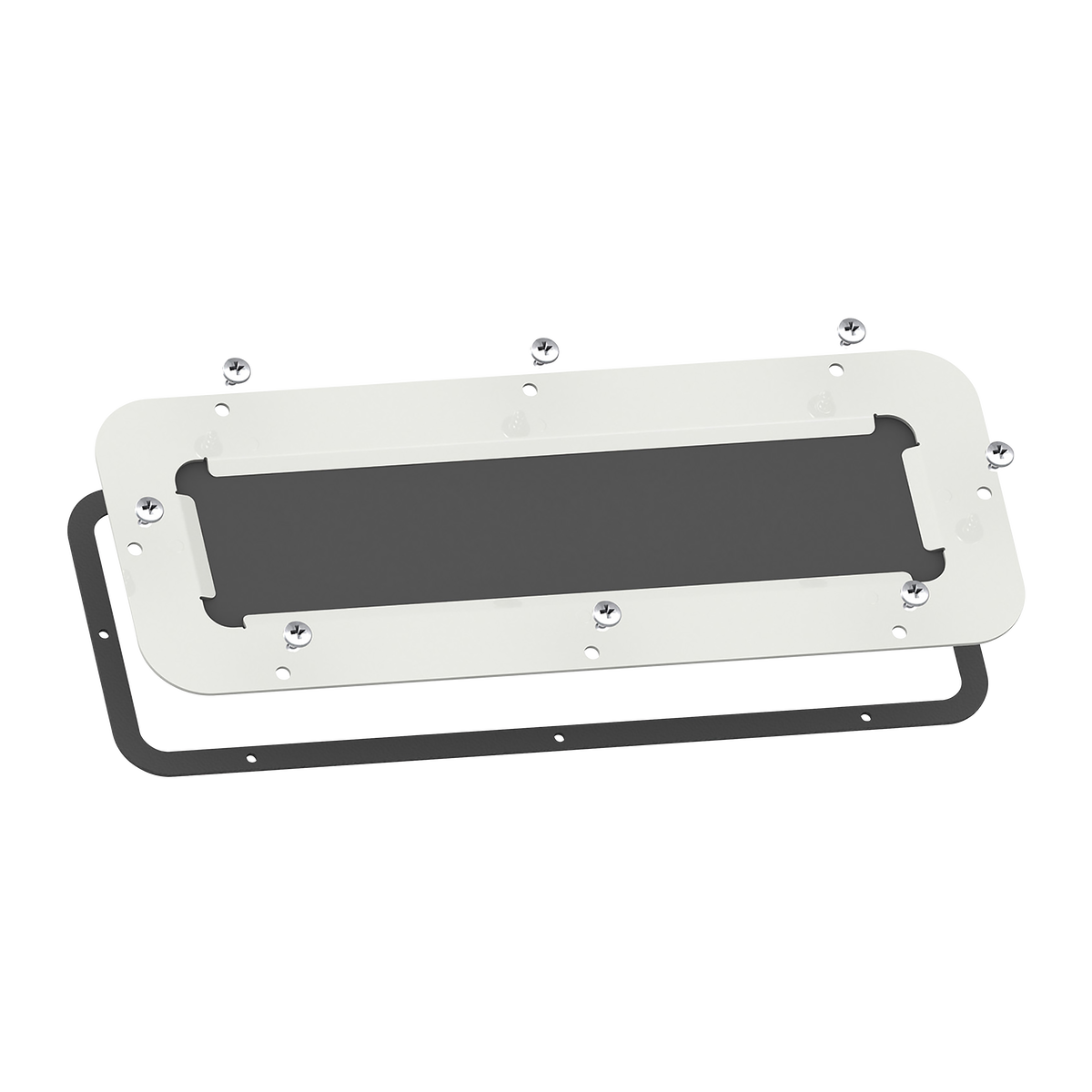 Placca passacavi flessibile 545x130 per PanelSeT S3D
