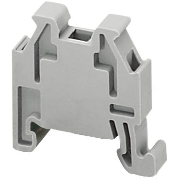 Blocco terminale per guida DIN 15 mm ad incastro - [prezzo per 100 pz] – Immagine 2 di 3