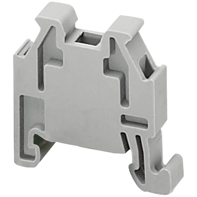 Blocco terminale per guida DIN 15 mm ad incastro - [prezzo per 100 pz]