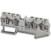 Morsetto molla, 4pt, 4 mm², grigio
