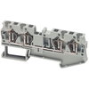 Morsetto molla, 4pt, 4 mm², grigio