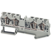 Morsetto molla, 4pt, 4 mm², grigio