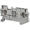 Morsetto molla per sizionamento, 2pt 4 mm² grigio