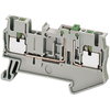 Morsetto Push-in sez lama 2pt 2,5 mm² grigio