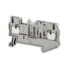 Morsetto Push-in per sezionamento 2pt 2,5mm² grigio