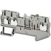 Morsetto Push-in sez lama 3pt 2,5 mm² grigio