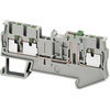 Morsetto Push-in sez lama 3pt 2,5 mm² grigio