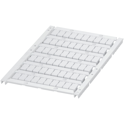 Elemento disiglatura con 6 strisce, 6mm bianca (non stampata), 60 caratteri