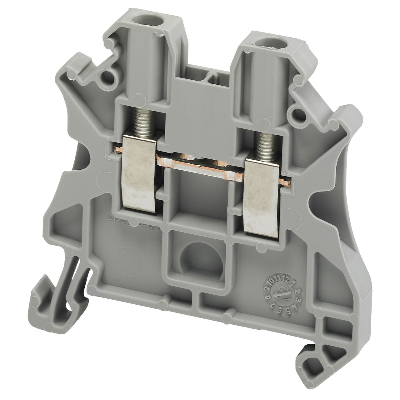 Morsetto vite, 2pt, 2,5 mm² grigio - [prezzo per 100 pz] – Immagine 3 di 3