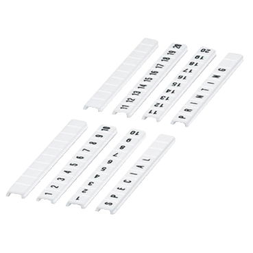 Elemento di siglatura, 5 mm, 10 caratteri 21 - 30 - [prezzo per 100 pz] – Immagine 2 di 3