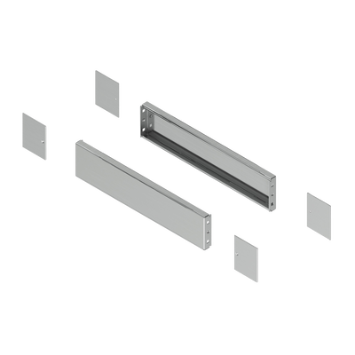 PanelSeT - Pannelli laterali zoccolo inox P400xH100 304L