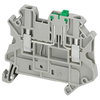 Morsetto Push-in sez lama a vite- 2,5 mm² 20A- doppio livello 1x1 - grigio