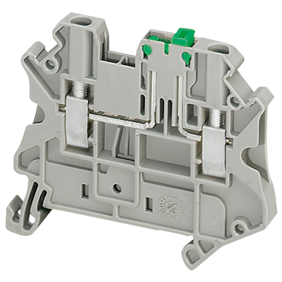 Morsetto Push-in sez lama a vite- 2,5 mm² 20A- doppio livello 1x1 - grigio