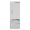 Zoccolo in poliestere per PLAZ(T) H500xL785xP410 RAL 7035