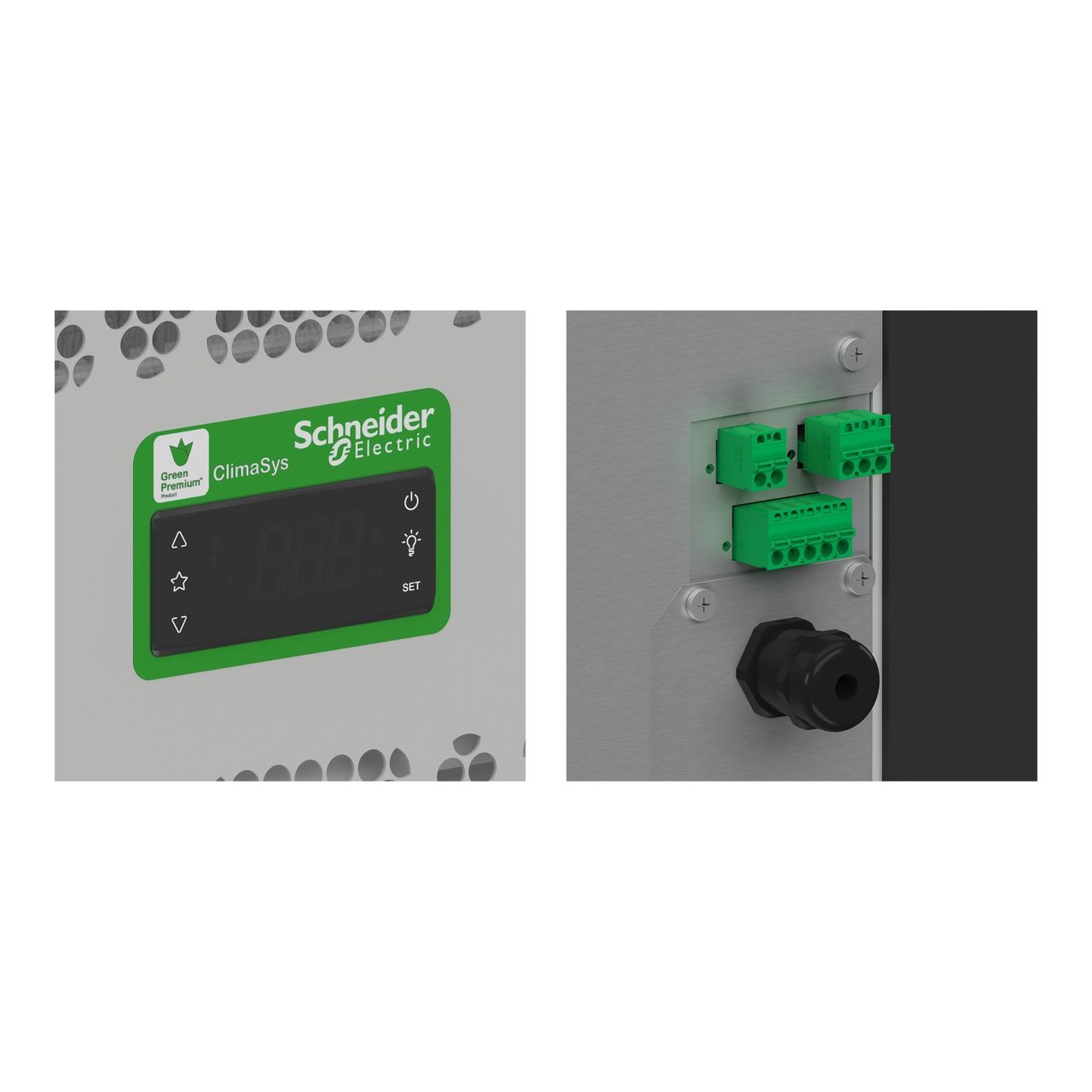 Controllore Modbus R1DG e sonda di regolazione della temperatura per unità di raffreddamento connessa, ClimaSys CU,