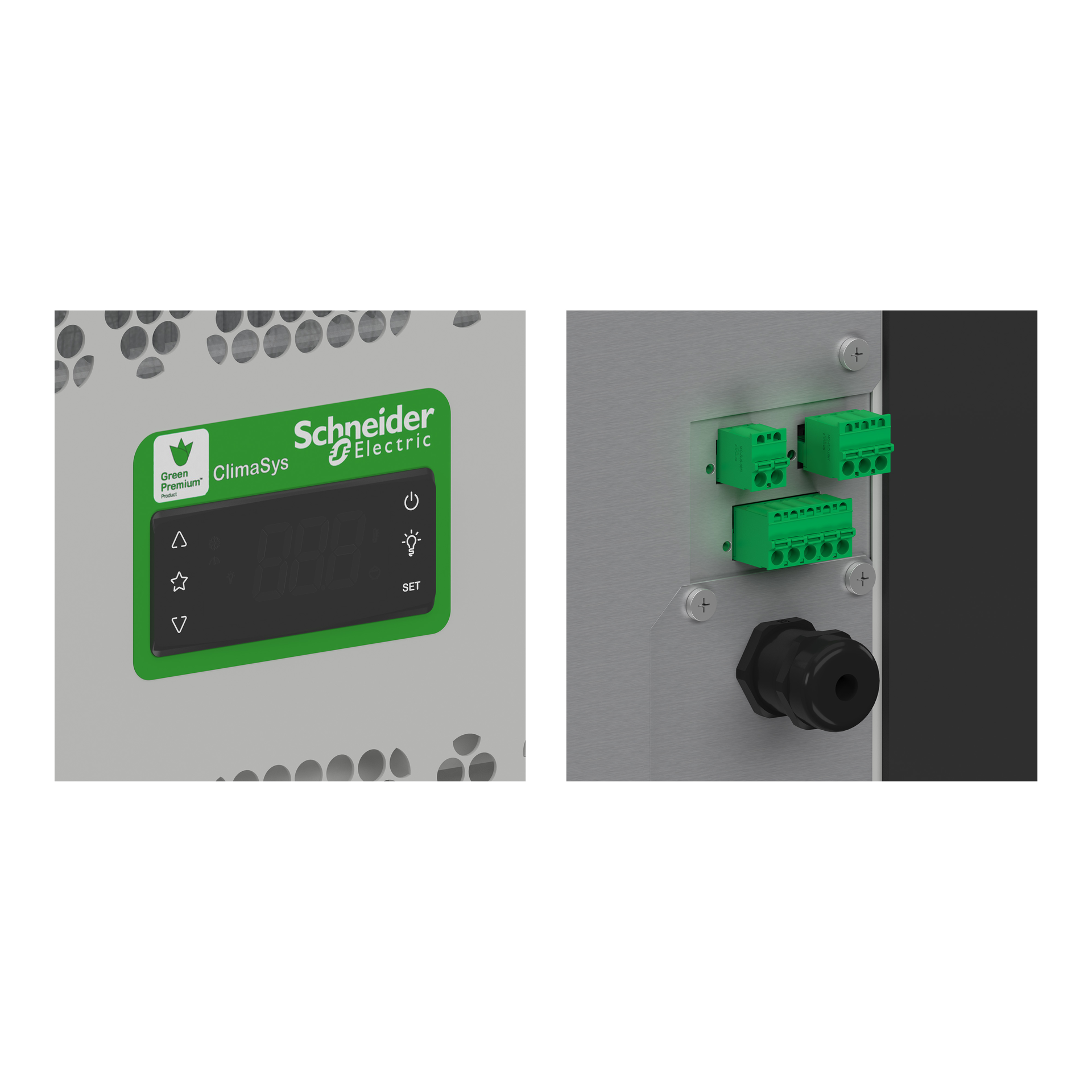Controllore Modbus R1DG e sonda di regolazione della temperatura per unità di raffreddamento connessa, ClimaSys CU,