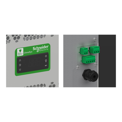 Controllore Modbus R1DG e sonda di regolazione della temperatura per unità di raffreddamento connessa, ClimaSys CU,
