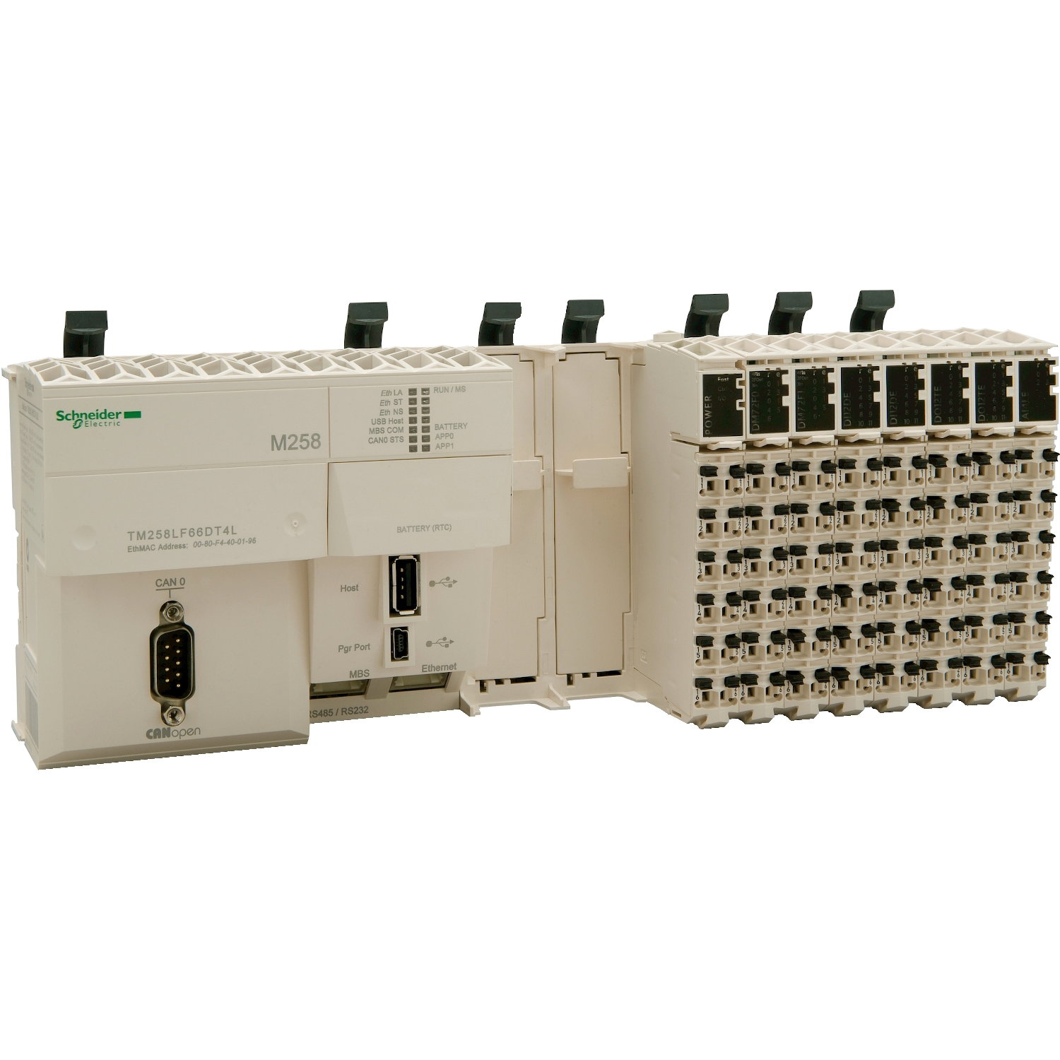 Base compatta M258 - 66 + 4 I/O - 24 Vcc – Immagine 3 di 3