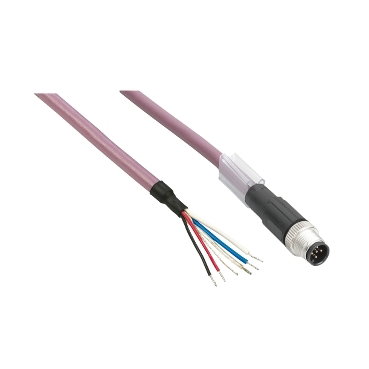 Cavo alimentazione IN- dritto - connettore femmina M8 - 10 m – Immagine 2 di 3