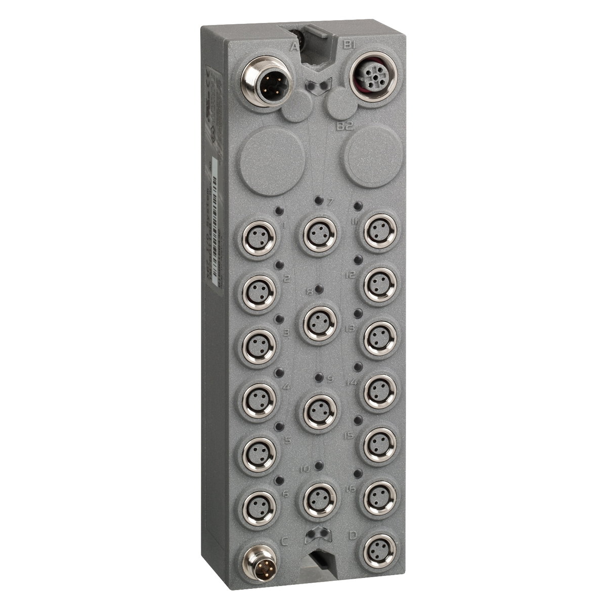 Blocco espansione, Modicon TM7, IP67: 16 ingressi/output digit - 24 Vcc - 0,5 A - conn. M8 – Immagine 3 di 3