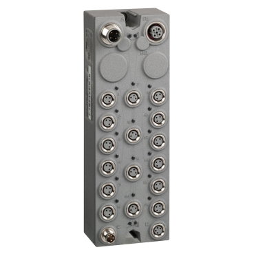 Blocco espansione, Modicon TM7, IP67: 16 ingressi/output digit - 24 Vcc - 0,5 A - conn. M8 – Immagine 2 di 3