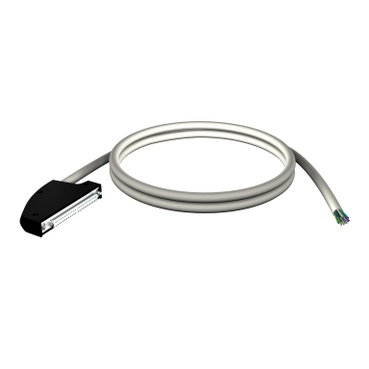 Cablaggio,  Cablaggio Modicon X80, 40-way terminal, one end flying leads, 3m – Immagine 2 di 3