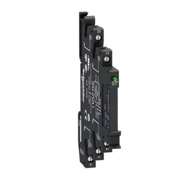 Relè interfaccia "SLIM" su base a vite con led e circuito di protezione, 24 V – Immagine 2 di 5